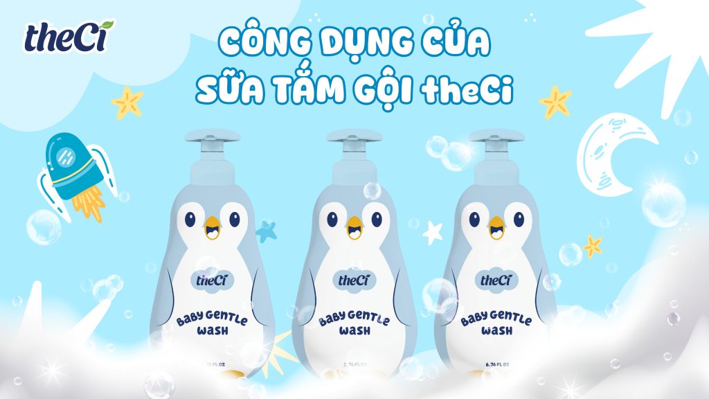 Công dụng của sữa tắm gội theCi