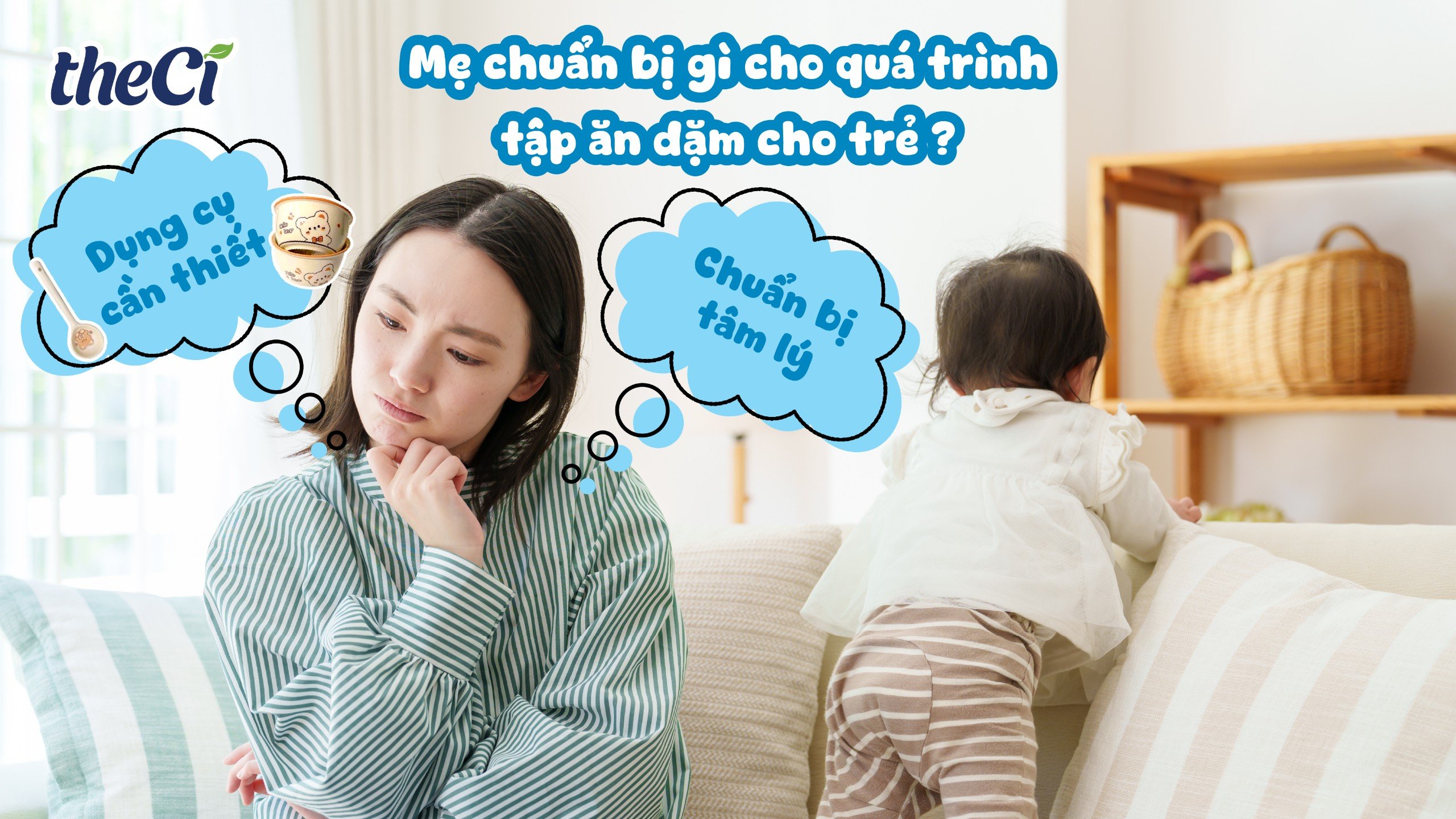 Mẹ nên chuẩn bị gì để tập ăn dặm cho trẻ