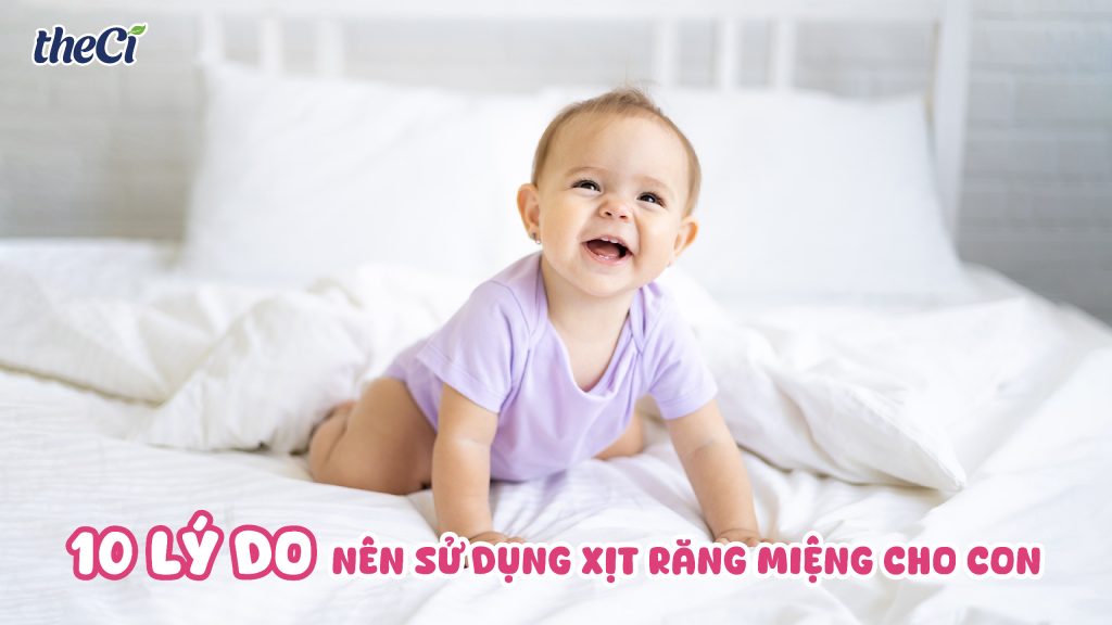 Lý do nên dùng xịt răng miệng cho con