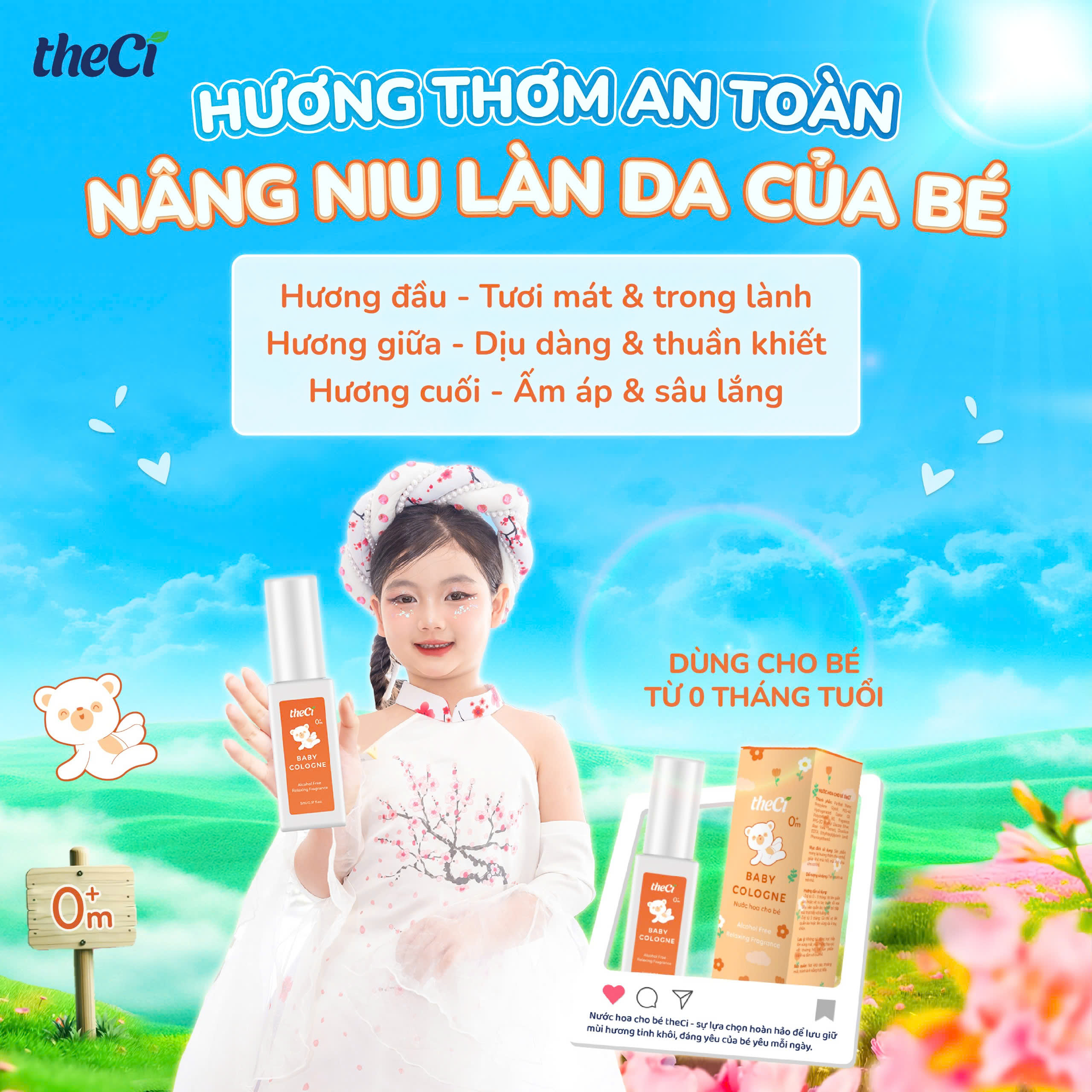 Nước Hoa Cho Bé theci