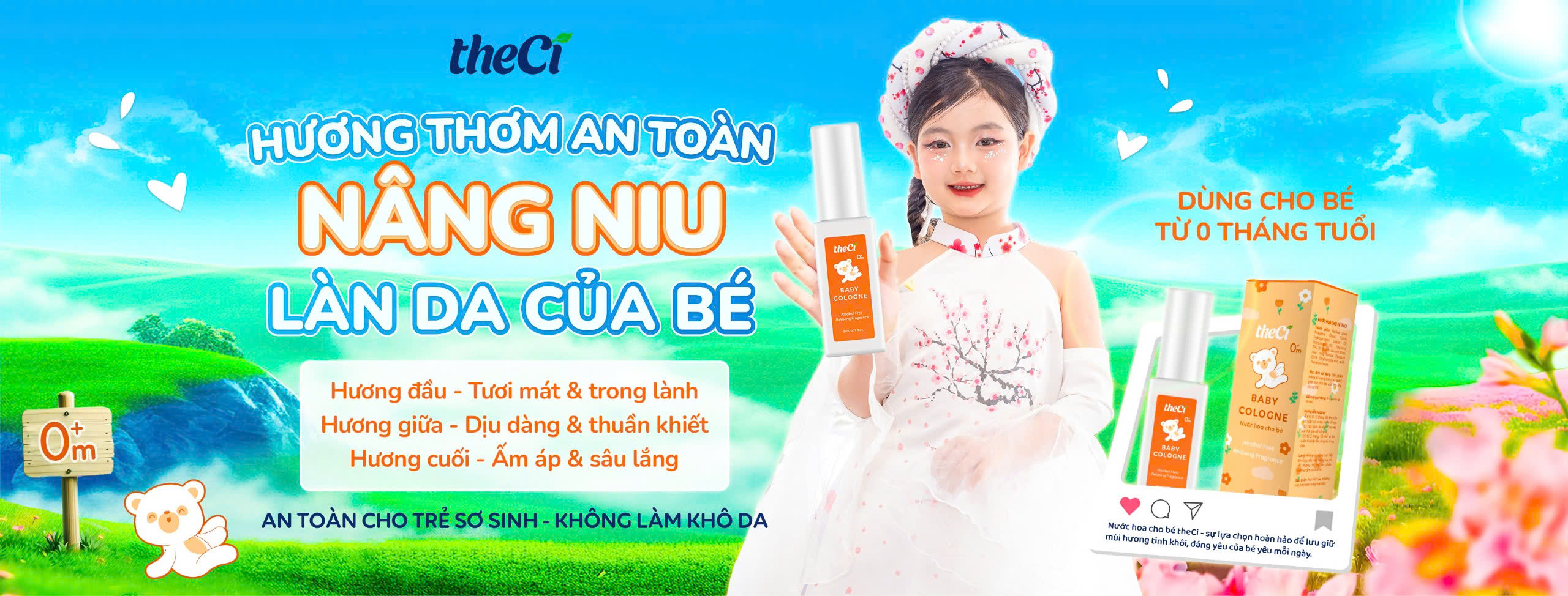 Nước Hoa Cho Bé theci