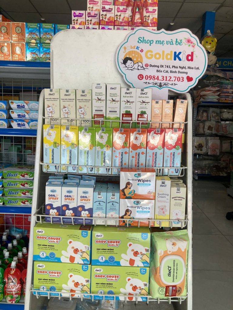 Sản phẩm theCi được trưng bày tại shop