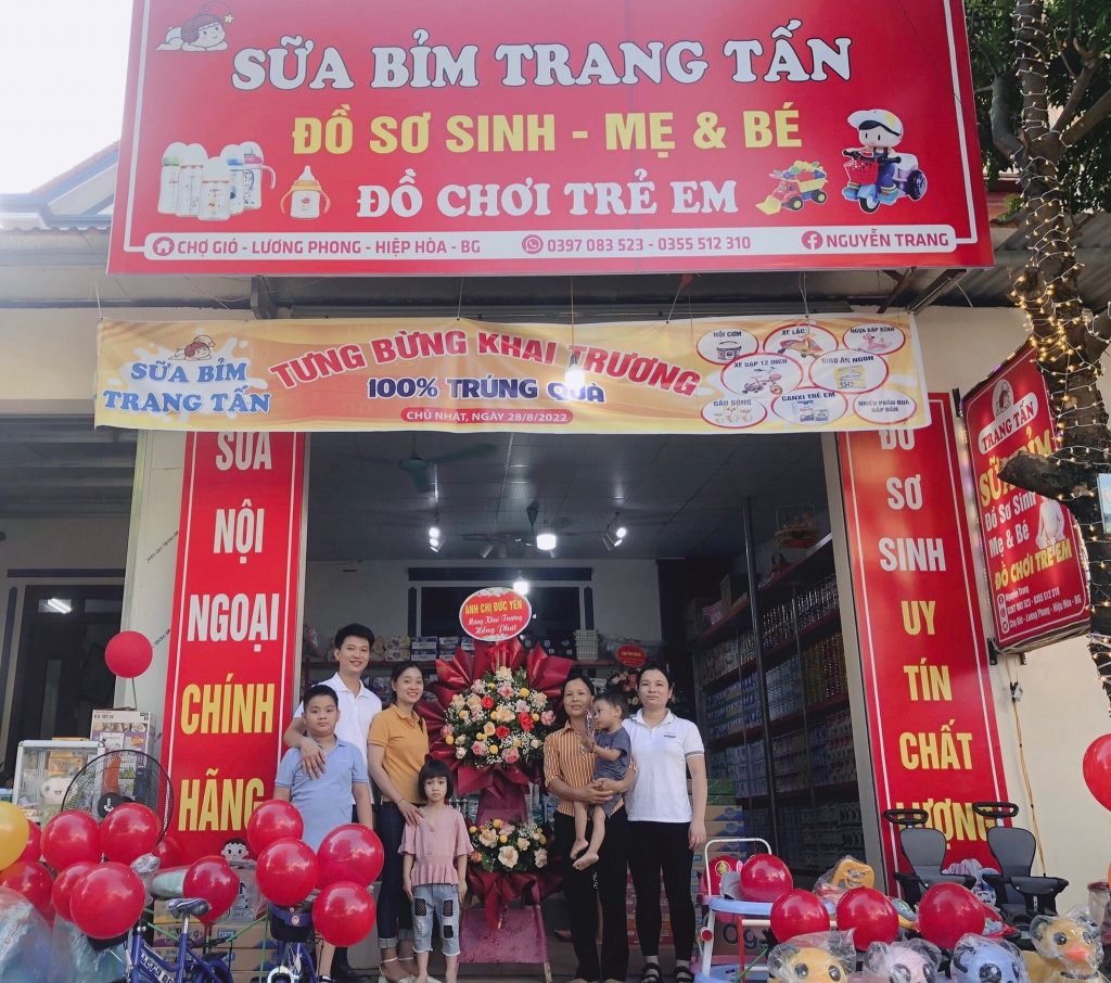 Điểm bán chính hãng theci tại Bắc Giang