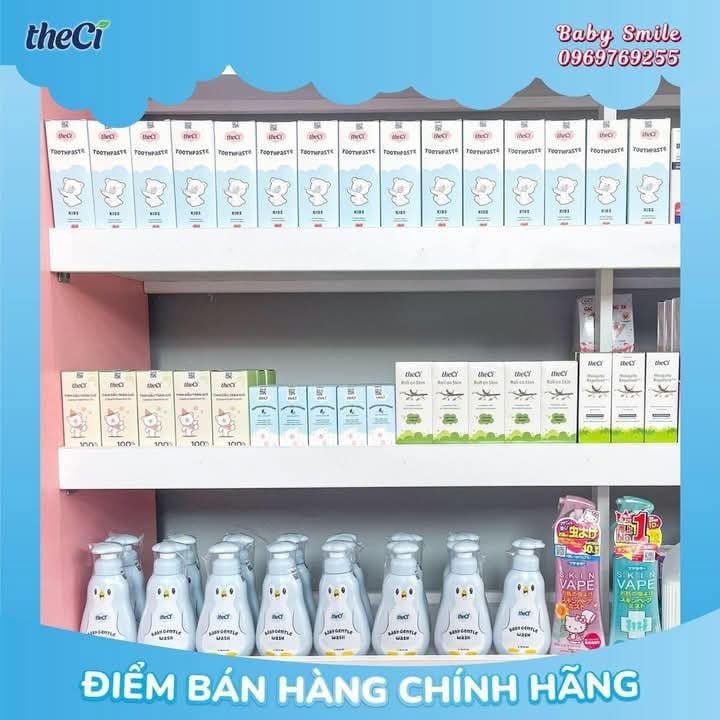 Sản phẩm theCi tại Siêu thị mẹ và bé Baby Smile
