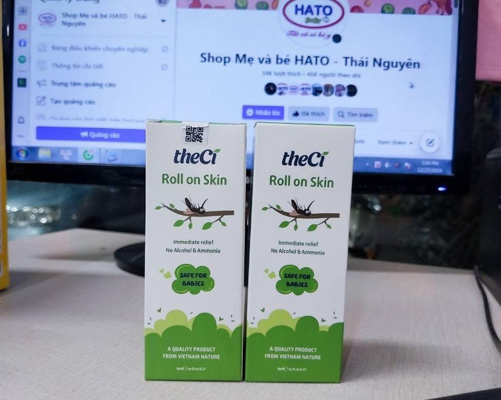 Xịt chống muỗi và lăn bôi muỗi đốt theCi