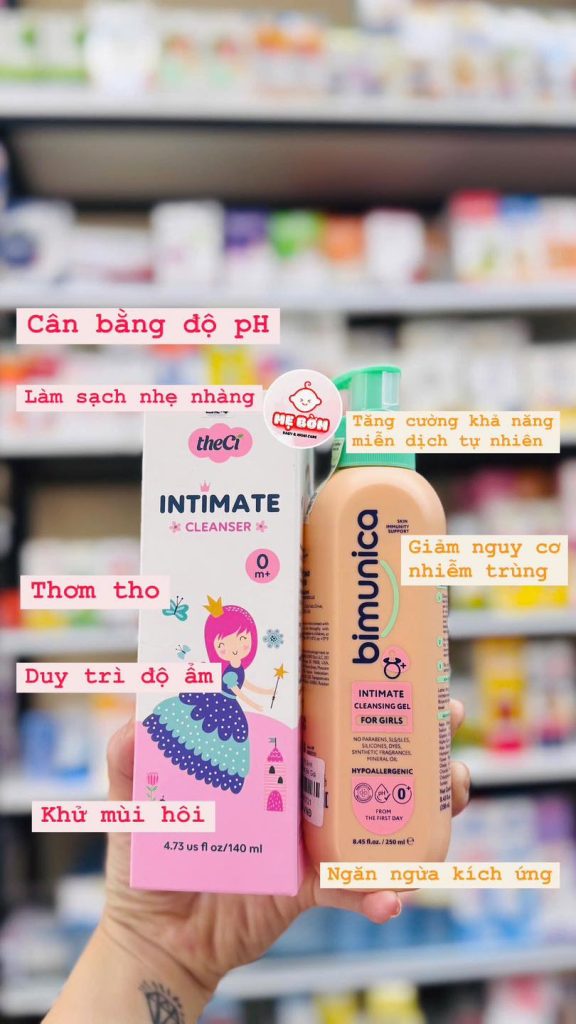 Dung dịch vệ sinh bé gái theCi