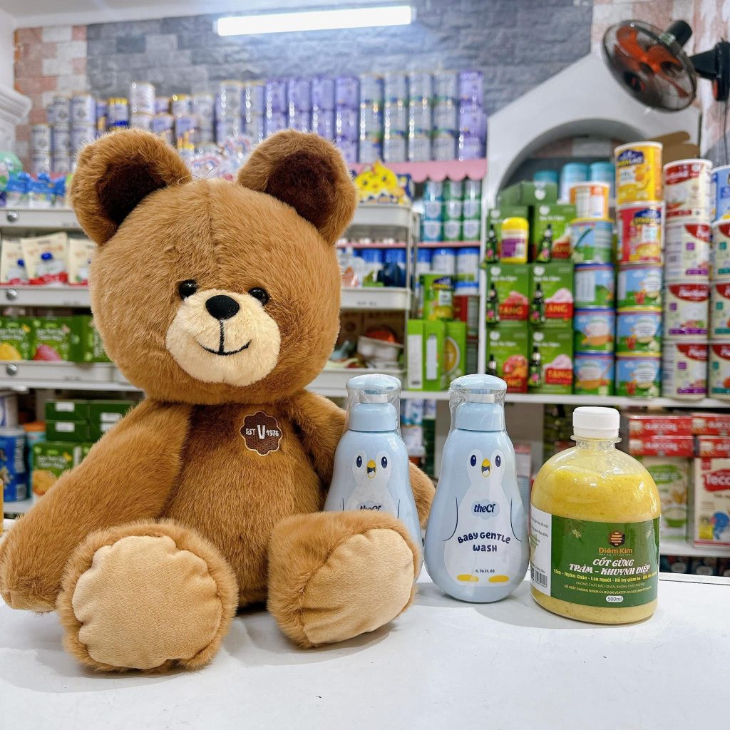 theCi không chỉ làm sạch mà còn nuôi dưỡng làn da nhạy cảm của bé