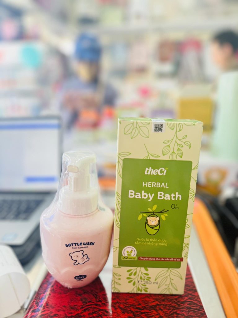 Sản phẩm nước tắm thảo dược theCi
