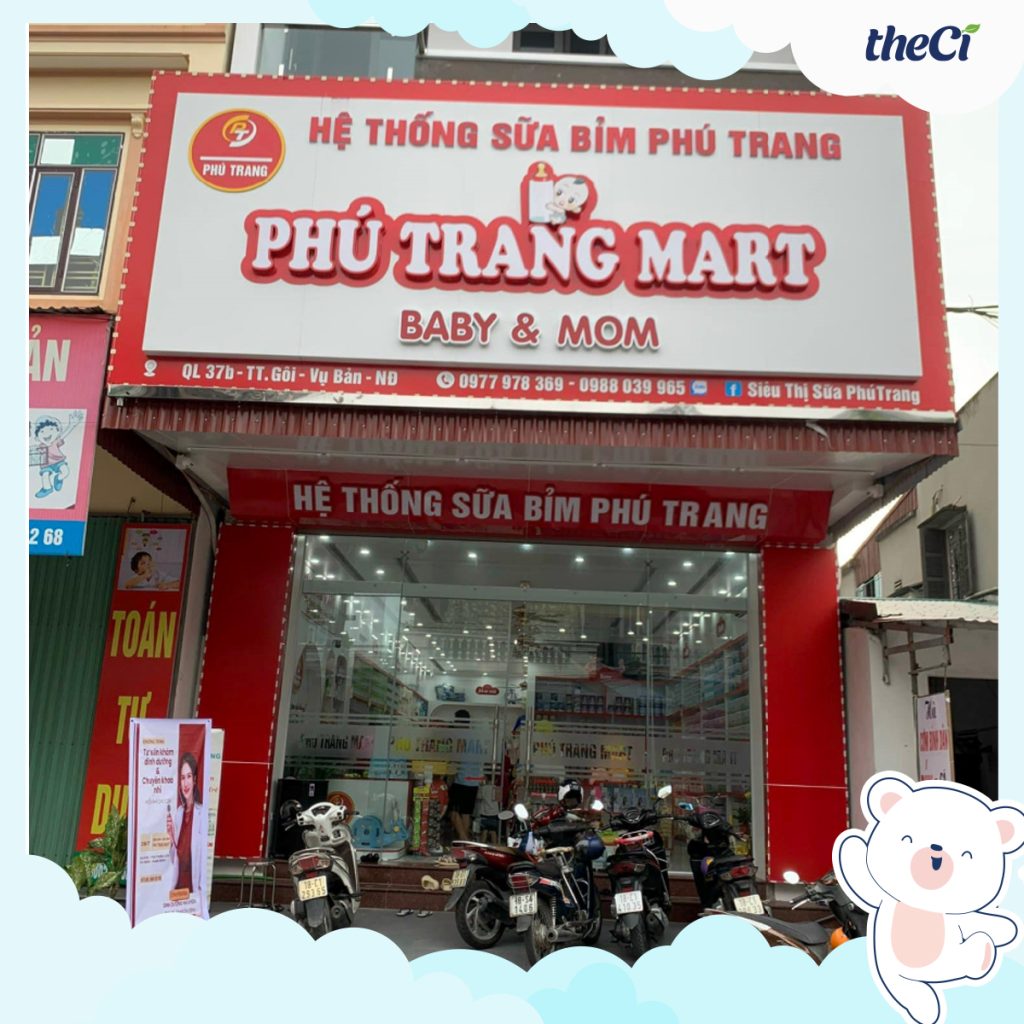 Điểm bán chính hãng tại shop Phú Trang - Nam Định 