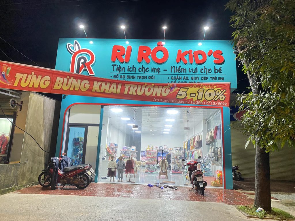 Ri Rô kids - điểm bán hàng theCi chính hãng Hà Tĩnh
